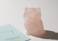 【CRYSTAL PATH クリスタルパス（魔法使いになる）シジル封入 オリジナルカードつき❣️】ローズクォーツ ふくろう ※イベントクーポン使用不可