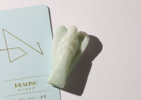 葉月ゆうの技封入❣️【四大天使の結界】＆【HEALING ヒーリング（感謝・喜び・ゆるし・慈愛）シジル封入 オリジナルカード付き❣️】翡翠 天使 ※イベントクーポン使用不可