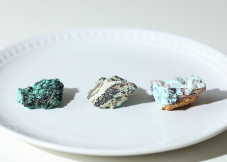 【ここからはじまる】クリソコラ 原石  (3個セット)