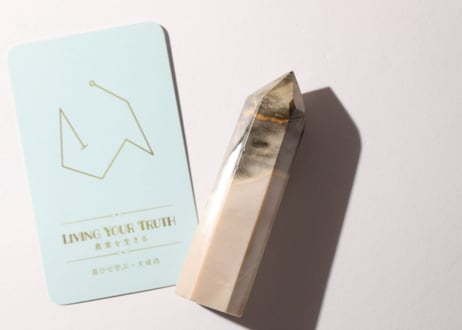 【LIVING YOUR TRUTH 真実を生きる（喜びで学ぶ・大成功）シジル封入 オリジナルカード付き❣️】ムーカイトジャスパー ポイント ※イベントクーポン使用不可