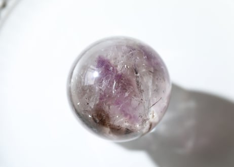 【幻】虹入り トリコロール 水晶 スフィア