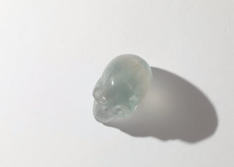 【HEALING ヒーリング（感謝・喜び・ゆるし・慈愛）シジル封入 オリジナルカード付き❣️】フローライト スカル ※イベントクーポン使用不可  のコピー