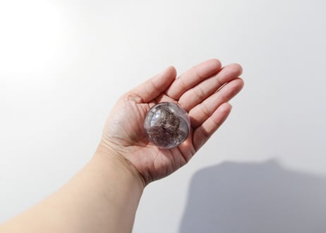 【奉仕の星】トリコロール 水晶 スフィア