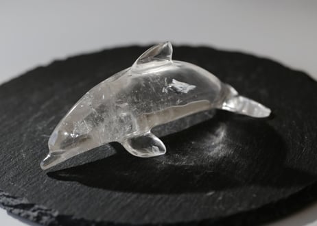 ミナスジェライス州産 虹入りクリアクォーツ イルカ【高次元へ】