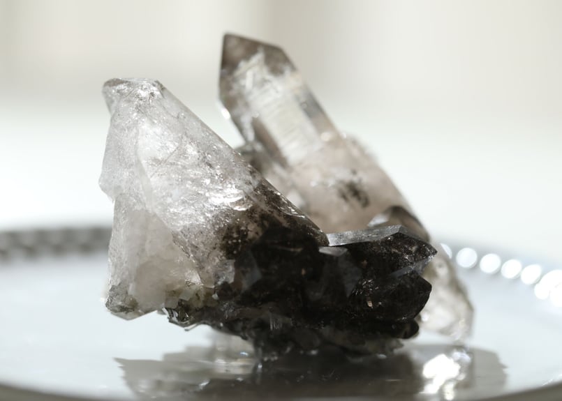 モンブラン産 スモーキークォーツ☆ クリアクォーツ☆ kcジョーンズ ☆ 水晶 モンブラン産 スモーキークォーツ | 鉱物標本,サ行,スモーキー