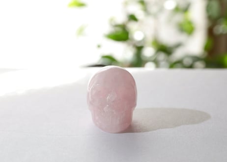 技封入❣️【行きたい世界に行ける】ローズクォーツ スカル ※イベントクーポン使用不可
