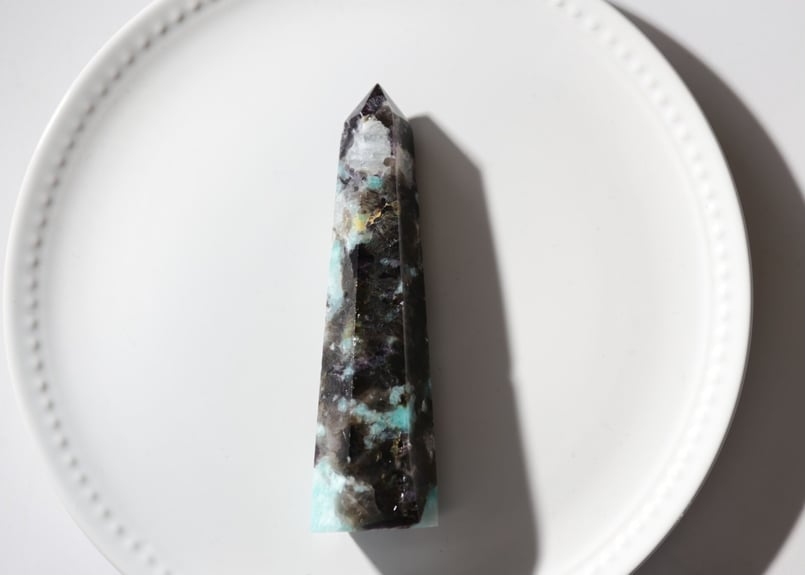 アマゾナイト＆スモーキークォーツ ポイント | Y.S.Y24