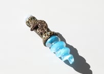 エドワード淺井さんによる技入り❣️【Over the Rainbow / 願いの実現を加速する】アクアオーラセレナイトとブルーカルサイトのユニコーンワンド