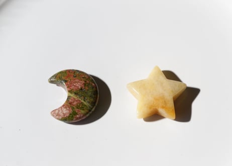 ユナカイトの月と翡翠の星　【創造】
