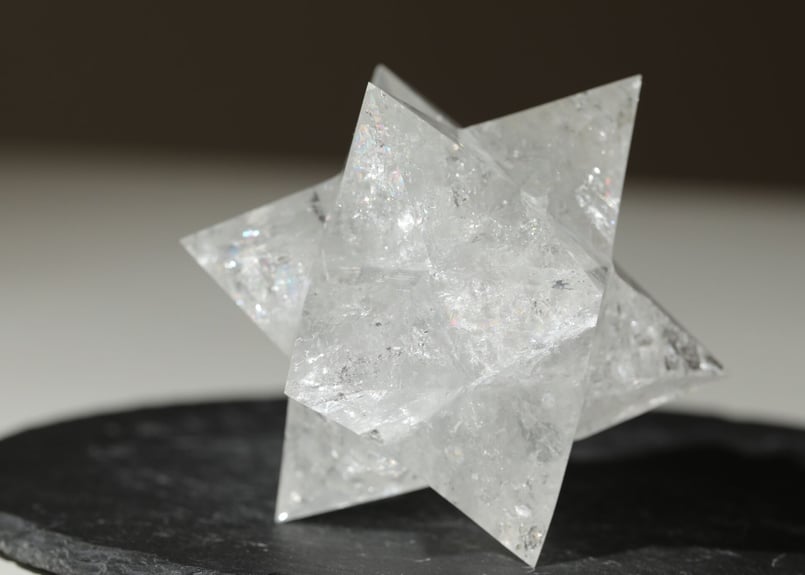 次元上昇】ブラジル産 虹入り クリアクォーツ アステロイド | Y.S.Y24