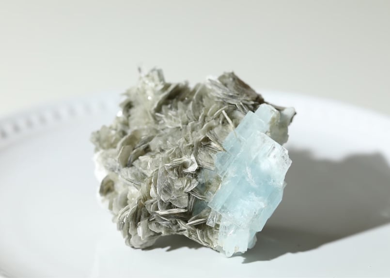 技封入❣️【宇宙意識と接続する】 アクアマリン＆マイカ 原石 【人魚