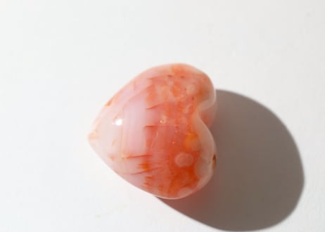 【悟りのシッディ入り】チェリーブロッサムアゲート ハート