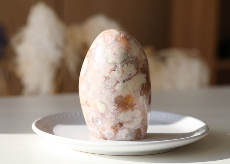 精霊の気配】ドゥルジーピンクアメジスト＆チェリーブロッサムアゲート