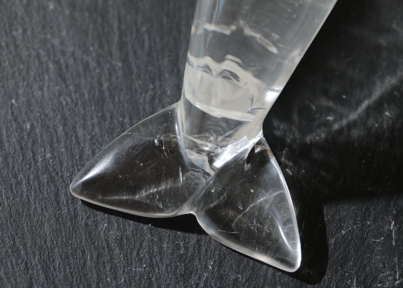 deep cleansing】虹入り レムリアンクォーツ イルカ | Y.S.Y24