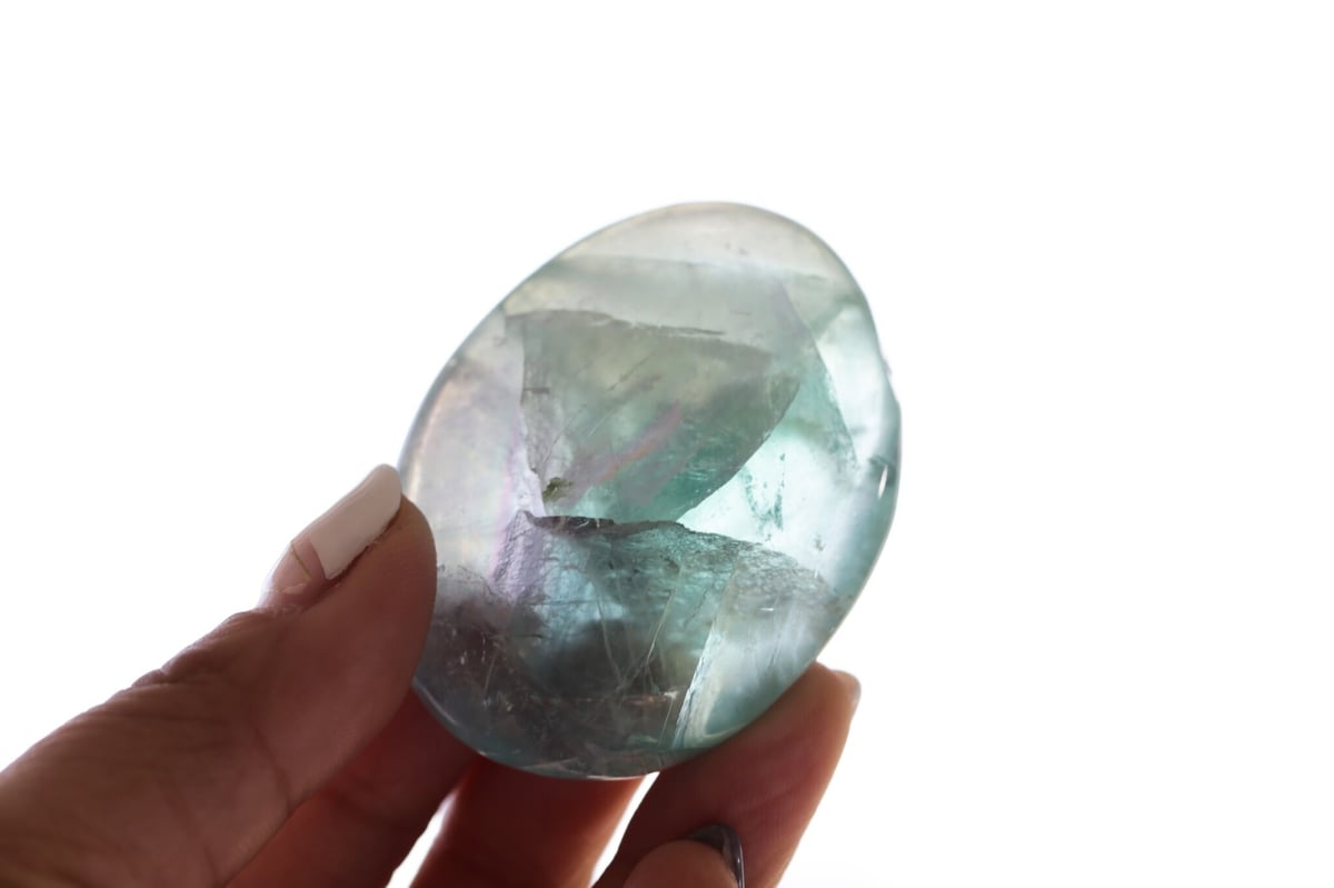 高品質　プラシオライト　グリーンクォーツ　パーム　握り石 高品質 プラシオライト グリーンクォーツ パーム 握り石 高品質