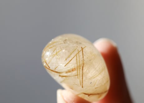 【お金と仲良くなる】ルチルクォーツ タンブル