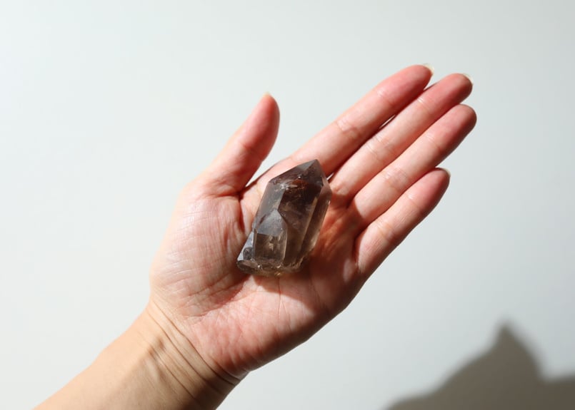 必要な石】スモーキー ゴールドルチル ガーデンクォーツ ポイント