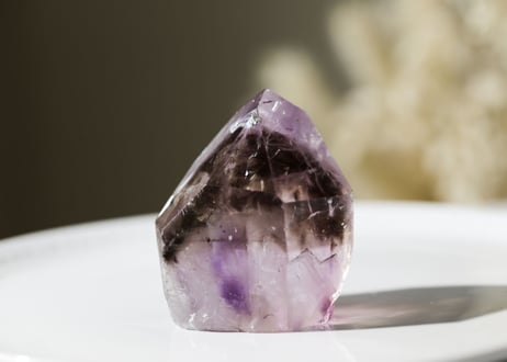 【特別な調和】虹入り トリコロール 水晶 ポイント