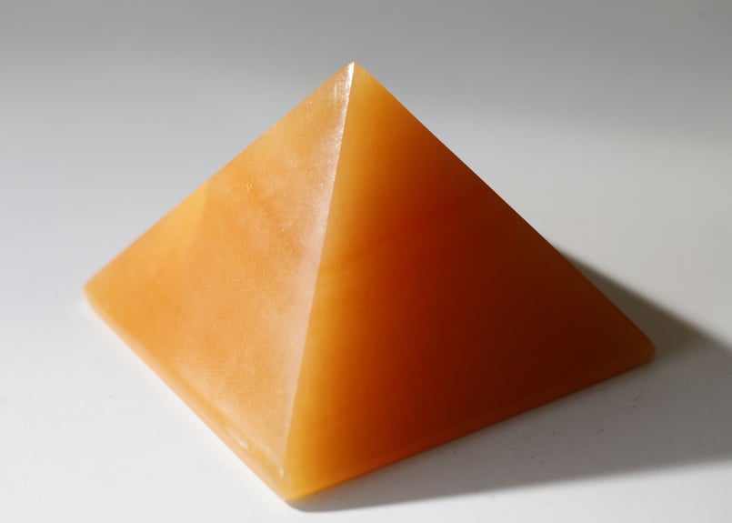 天然石】オレンジカルサイト ピラミッド 【公式通販】