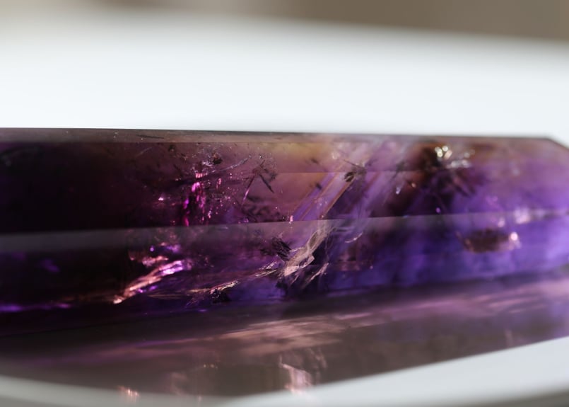 虹入りアメトリン ヴォーゲルワンド 12面カット 【リチュアル】 | Y.S.Y24