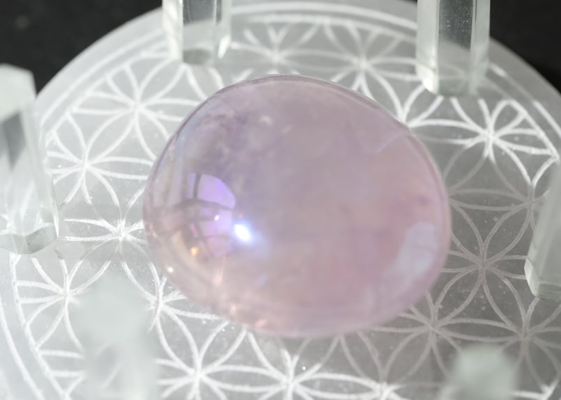 聖なる気付き】グリーンアメジスト＆エンジェルオーラ アメジストの