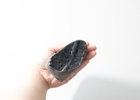 【カルマ解放のシッティ入り】ブラックアメジスト クラスター