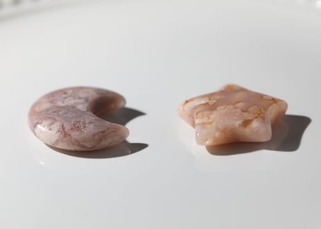 【お菓子の国で】チェリーブロッサムアゲート 月と星 B