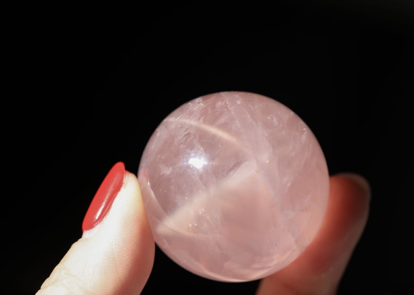 ローズスター】ハイクオリティ スターローズクォーツ スフィア | Y.S.Y24