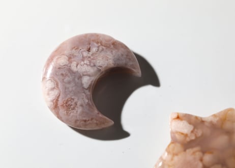 【お菓子の国で】チェリーブロッサムアゲート 月と星 B