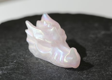 【森林浴】エンジェルオーラ ローズクォーツ ドラゴン