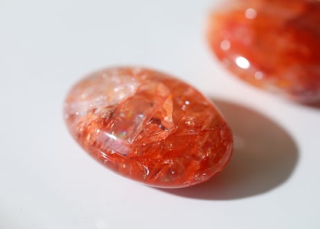 【勇気を後押しする】ヘマタイトインクォーツ タンブル（3個セット）