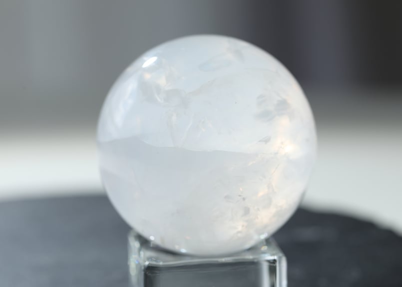 専用すごい虹！ジラソルクォーツ スフィア めちゃくちゃ可愛い デカ 高