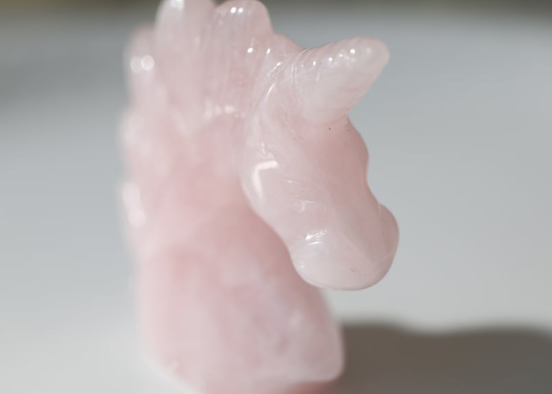 ❤︎バレンタインセール ❤︎ ローズクォーツ ユニコーン ① ❤︎バレンタインセール ❤︎ ローズクォーツ ユニコーン ① 【公式通販】