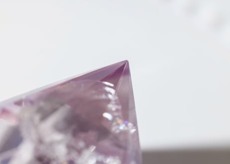 技封入❣️【潜在能力を引き出す】虹入り アメジスト ヴォーゲルワンド 12面カット ※イベントクーポン使用不可