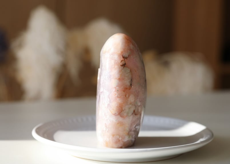 精霊の気配】ドゥルジーピンクアメジスト＆チェリーブロッサムアゲート