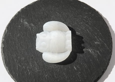 【雪の精】セレナイト ふくろう
