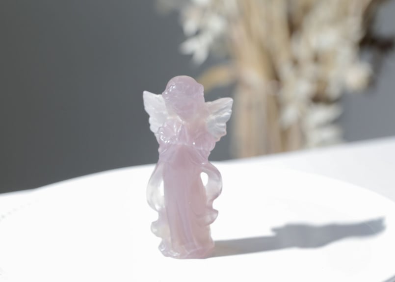 【オーダーメイド】最終SALE！高品質◎パープルフローライト 天使の羽 オーダーメイド】最終SALE！高品質◎パープルフローライト 天使の羽