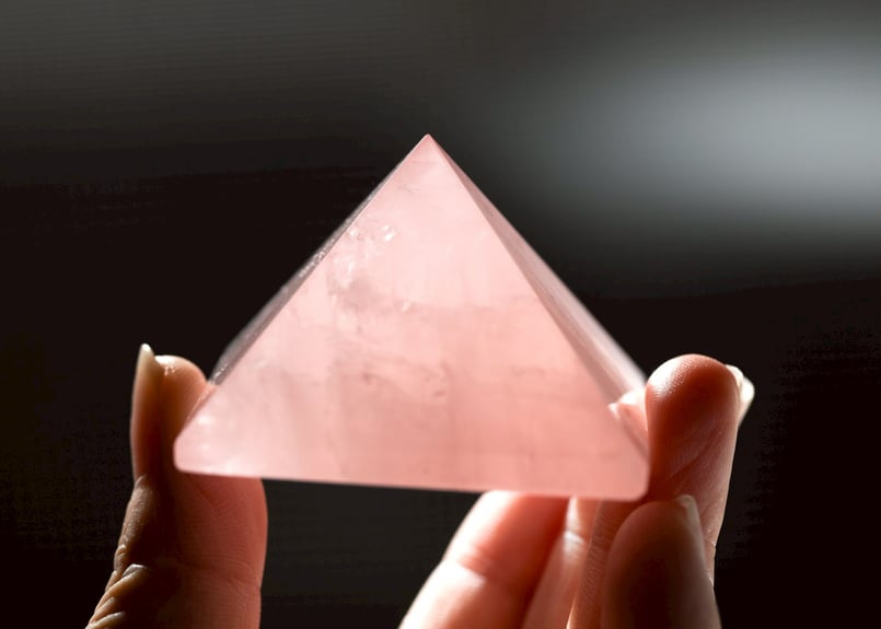 在るがままの姿】ローズクォーツ ピラミッド | Y.S.Y24