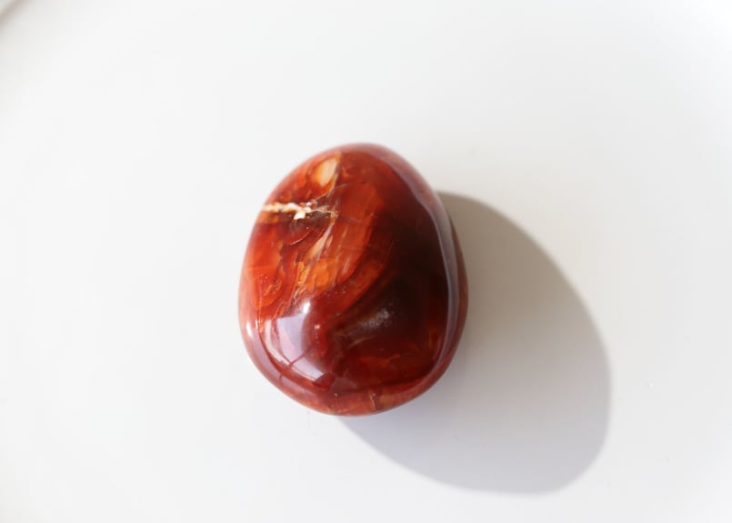 実現】カーネリアン 握り石 | Y.S.Y24
