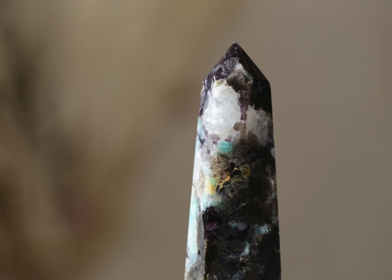 アマゾナイト＆スモーキークォーツ ポイント | Y.S.Y24