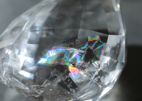 たくさんの技封入❣️【特注❣️Y.S.Y24の奇跡のグリッド】虹入り バイーア州産 レムリアンクォーツ A ※イベントクーポン使用不可