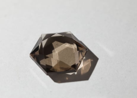 【悟りのシッディ入り】スモーキークォーツ 六芒星（ミニ）