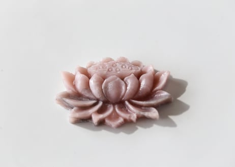 【瞑想のおとも】ピンクオパールの蓮の花