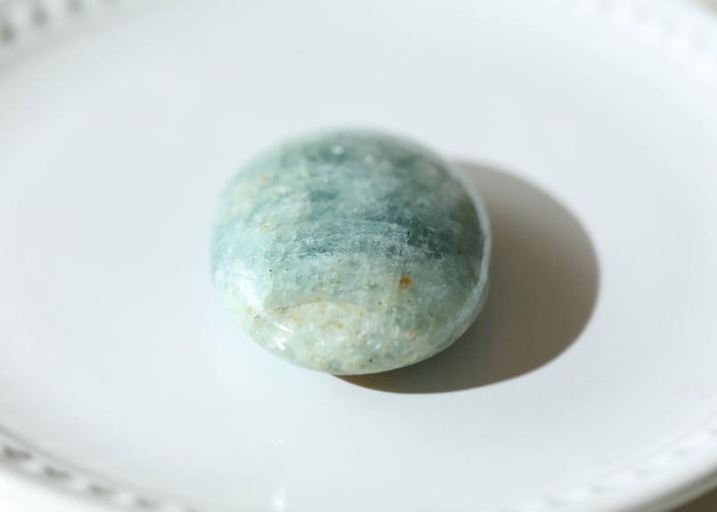 イルカ達のハーモニー】アクアマリンの握り石 | Y.S.Y24