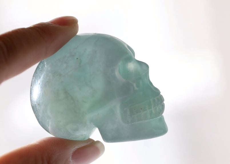 知恵者となる】レインボーフローライト スカル | Y.S.Y24