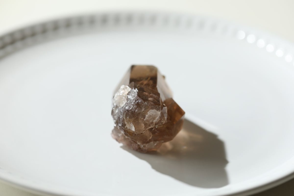 必要な石】スモーキー ゴールドルチル ガーデンクォーツ ポイント