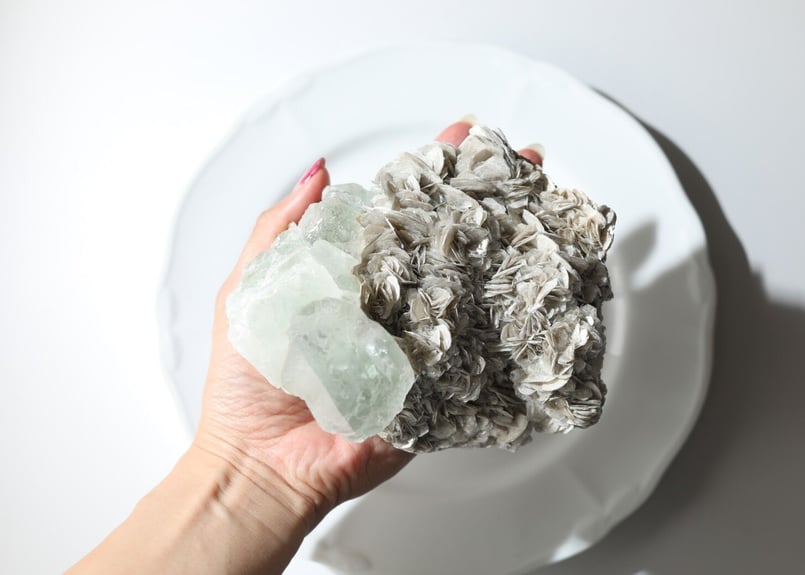 パキスタン産グリーンフローライト マイカの母岩 | Y.S.Y24