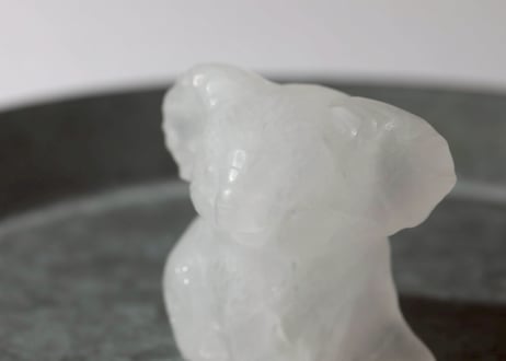 【CHAOSCLEARING カオス解消（自分を超えて成長する）シジル封入 オリジナルカード付き❣️】クリアクォーツ コアラ ※イベントクーポン使用不可