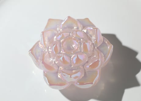 【mystic energy】エンジェルオーラローズクォーツの蓮の花