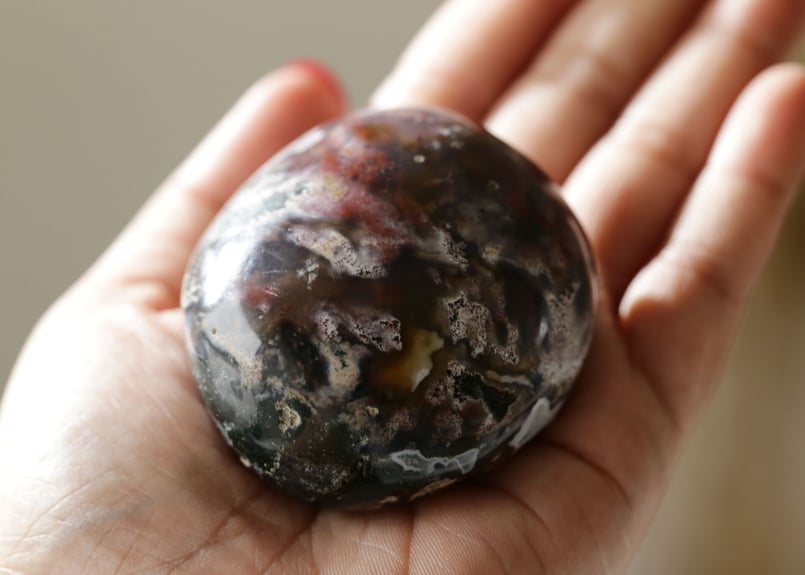 海のエナジー】オーシャンジャスパー 握り石 | Y.S.Y24